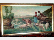 Dipinto olio su tela 1961 - sebastiano paradiso